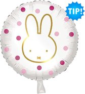Nijntje Ballon Roze 46 cm - Verjaardag Versiering - Folieballon Ongevuld - Ballonnenboog Decoratie Feest - Party Slinger Jongen Meisje