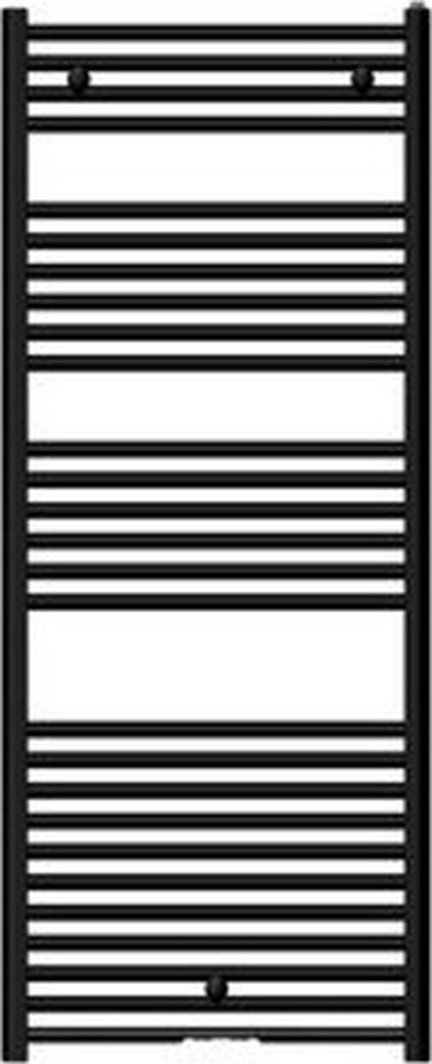 Nemo Start Basic handdoekradiator - 144.8x60cm - 743 watt - mat zwart