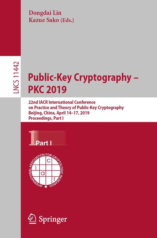 Springer Nature Proceedings Computer Science 1 - Public-Key  ... - cover