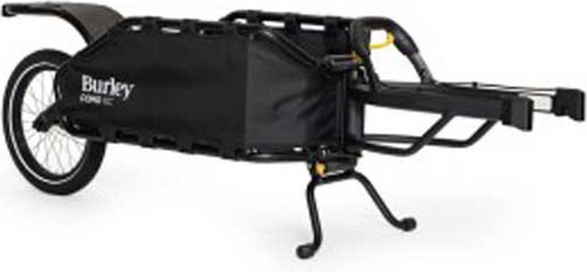 Burley Coho XC Fietskar – Fietsaanhanger – Bikepacking – Inklapbaar – Verstelbaar – Zwart
