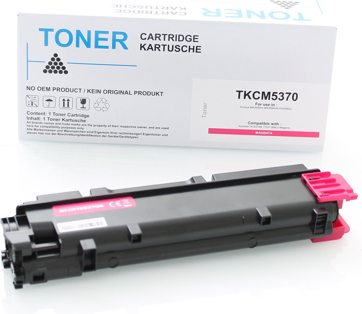 Image of ABC huismerk Toner geschikt voor Kyocera TK-5370M magenta Ecosys MA3500cix MA3500cifx PA3500cx TK5370 M