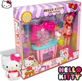 Hello Kitty Speelgoed Keuken 25-delig - Speel en knuffel met jouw Sanrio Kuromi Barbie en Hello Kitty Friends Pop - Meisjes Poppen Huis Cadeau Verjaardag - Cat Kat Kitten Toys