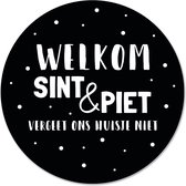 Label2X - Schilderij - Welkom Sint Piet Ø - Multicolor - 60 X 60 Cm