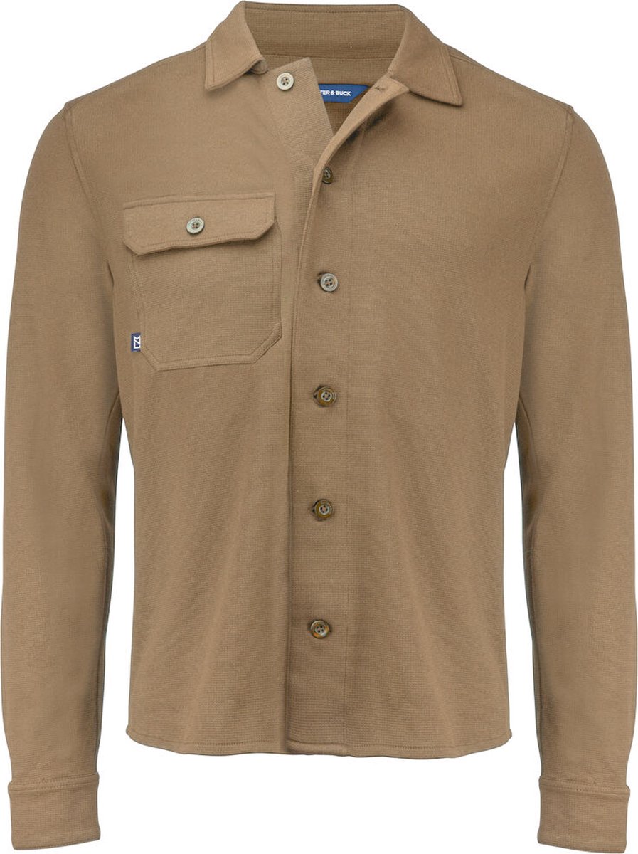 Cutter & Buck Advantage Leisure Shirt Heren 352414 - Khaki - S