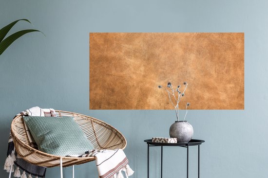 Stickers Stickers muraux - Structure en cuir marron clair - 80x40 cm - Film adhésif