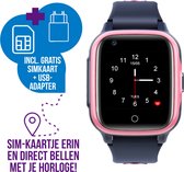 Wiesba WB36 - smartwatch kinderen - gps horloge kind - kinderhorloge bellen - gps tracker kinderhorloge - kinderhorloge met gps - kinderhorloge - Roze