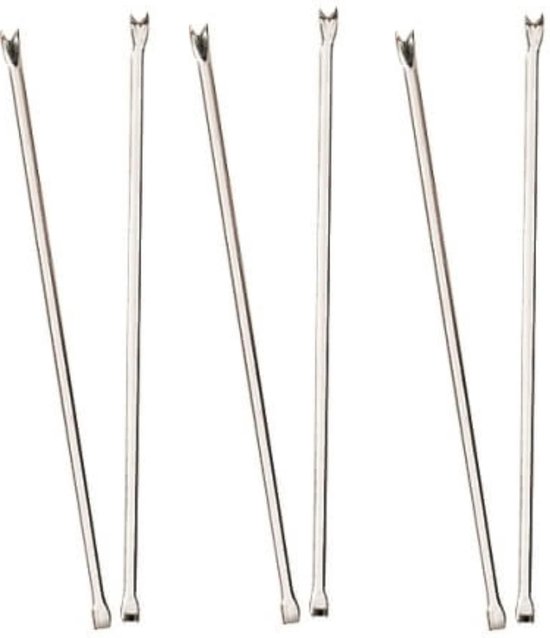 Déglon - Kreeftenvorkjes - 6 stuks - RVS