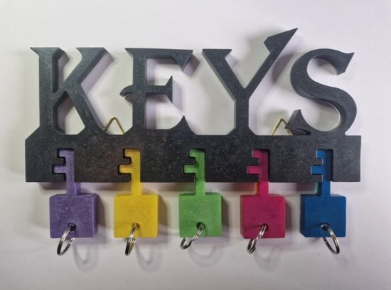 Key Organize - Porte-clés - Porte-clés - Epoxy - 5 porte-clés