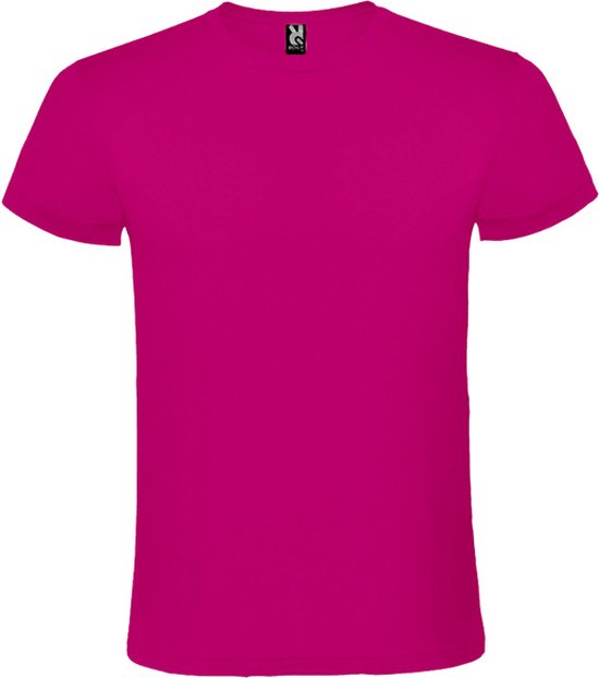 Fuchsia 30 pack t-shirts Merk Roly Atomic 150 maat XL