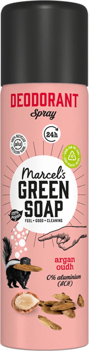 Marcel's Green Soap Deodorant Spray Argan & Oudh 150 ml