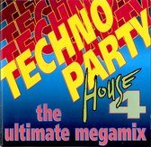 Techno Party 4 - House - The Ultimate Megamix - Cd Album - Motu, Mind, T-Birds, B-Zarre, Mandroid, Dj Spinoff, ZB-2, Twang, 236
