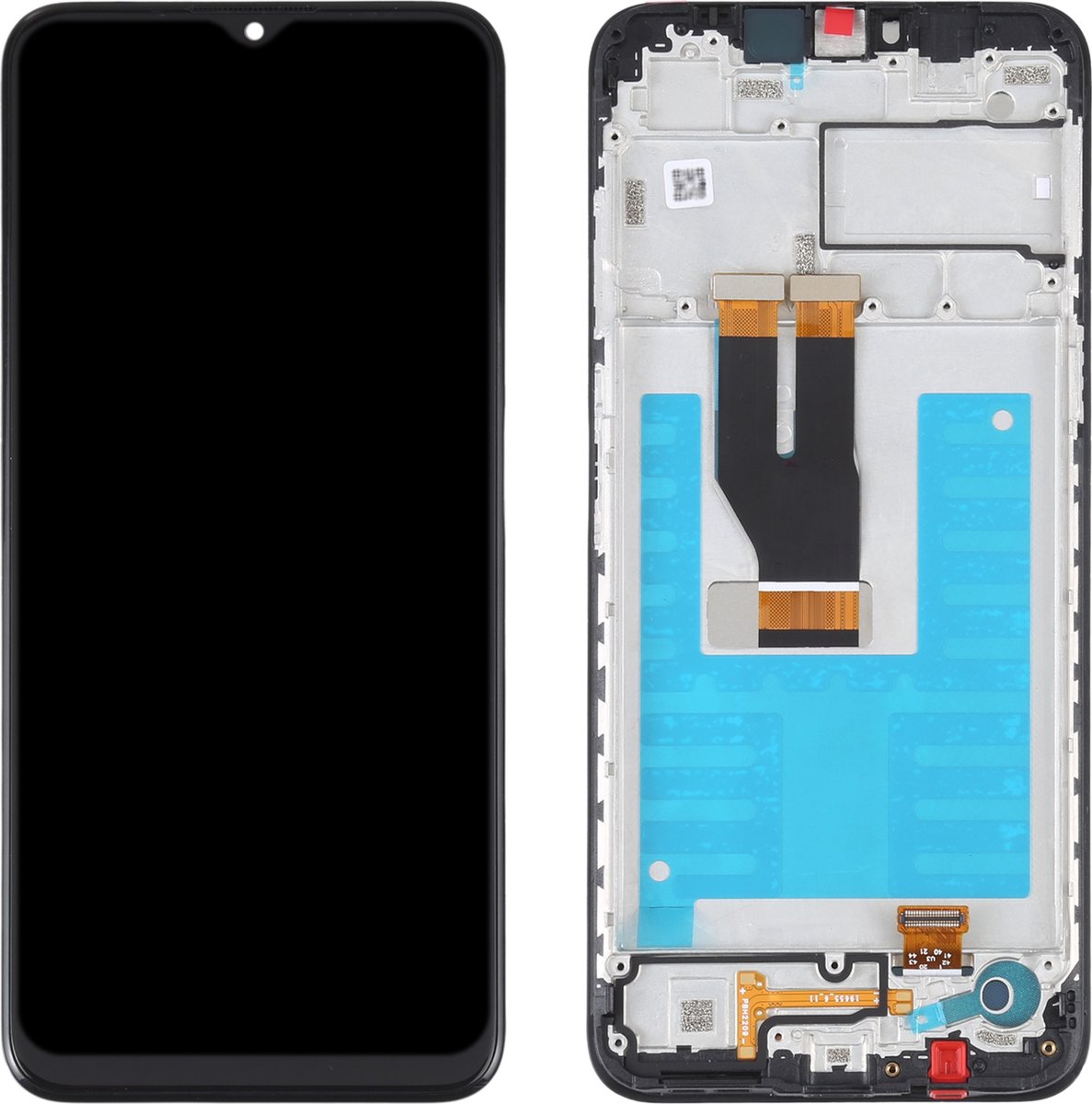 LCD Screen OEM For Nokia G11 / G21 Digitizer Full Assembly with Frame (Black)