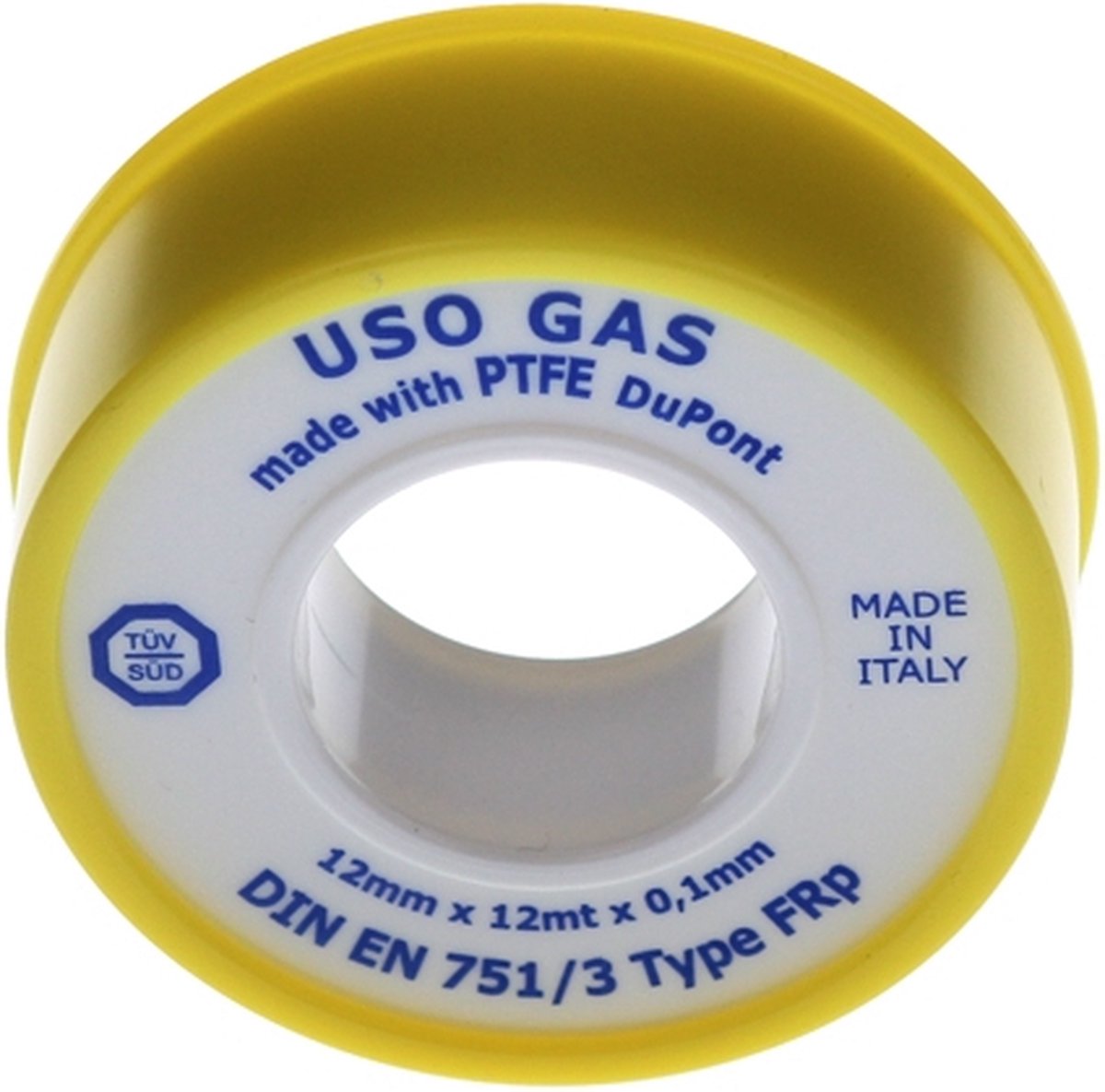 UNIVERSEEL - TEFLON - GEEL - VR. GASAANSLUITINGEN - 606G