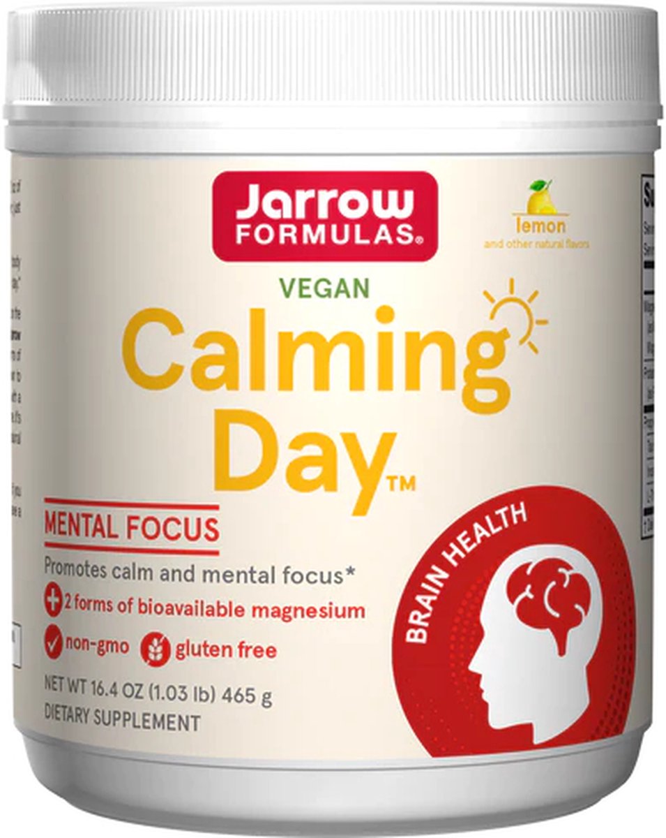 Goedkoopste Calming Day 465g poeder voor meer focus overdag - magnesium, kalium, taurine, inositol en theanine | Jarrow Formulas