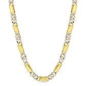 Juwelier Zwartevalk 14 karaat gouden ketting - ZV 403/60cm