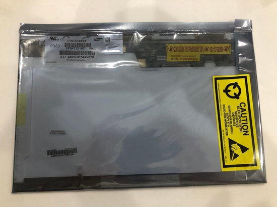 14″ LED WXGA Matte Bottom Right EDP 30Pin Screen NO Brackets Back fold