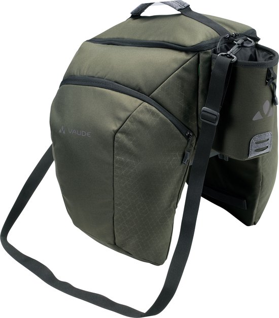 VAUDE - eSilkroad Plus - Khaki - Fietstas Bagagedrager - Greenshape