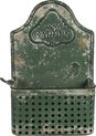 Clayre & Eef Planthouder 29x13x45 cm Groen Metaal Rechthoek Tuindecoratie