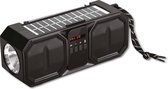 Denver - 6 in 1 Noodradio - Solar - Bluetooth Speaker - Powerbank Zonne Energie - Oplaadbaar FM - Noodpakket - Zaklamp