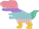 3-Delige Pop It Fidget Toy Set - Dinosaurus & Paarden, Anti-Stress Speelgoed voor Alle Leeftijden