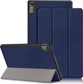 Tablet Hoes Geschikt voor Lenovo Tab P11 Gen 2 | Book Case met Standaard | Kunstlederen Beschermhoes | Tri-fold | Blauw