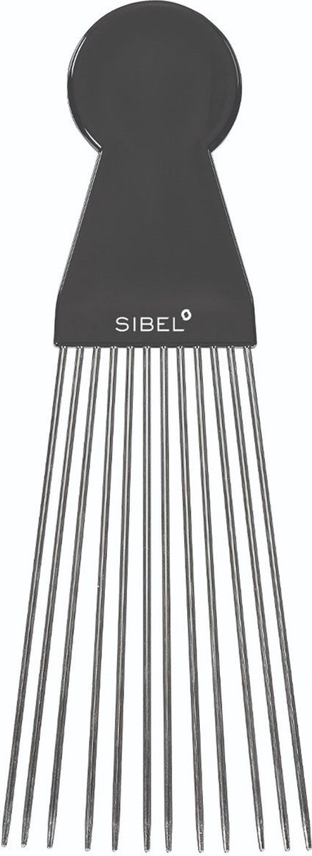 Sibel Metalen Kam voor Kroeshaar Model 1 - Metal Fork Hair Comb for Frizzy Hair