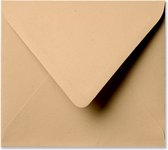 Envelop 12,5 x 14 Kraft Bruin, 100 stuks