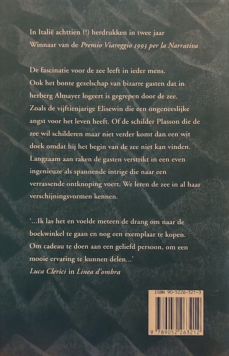 Oceaan van een zee - back cover