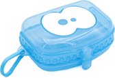 FruitFriends - Snackdoosje Kinderen - Lunchbox voor Snacks - Kunstof Vershouddoos - Clipsluiting - 13,5x9x5,5cm - Blauw