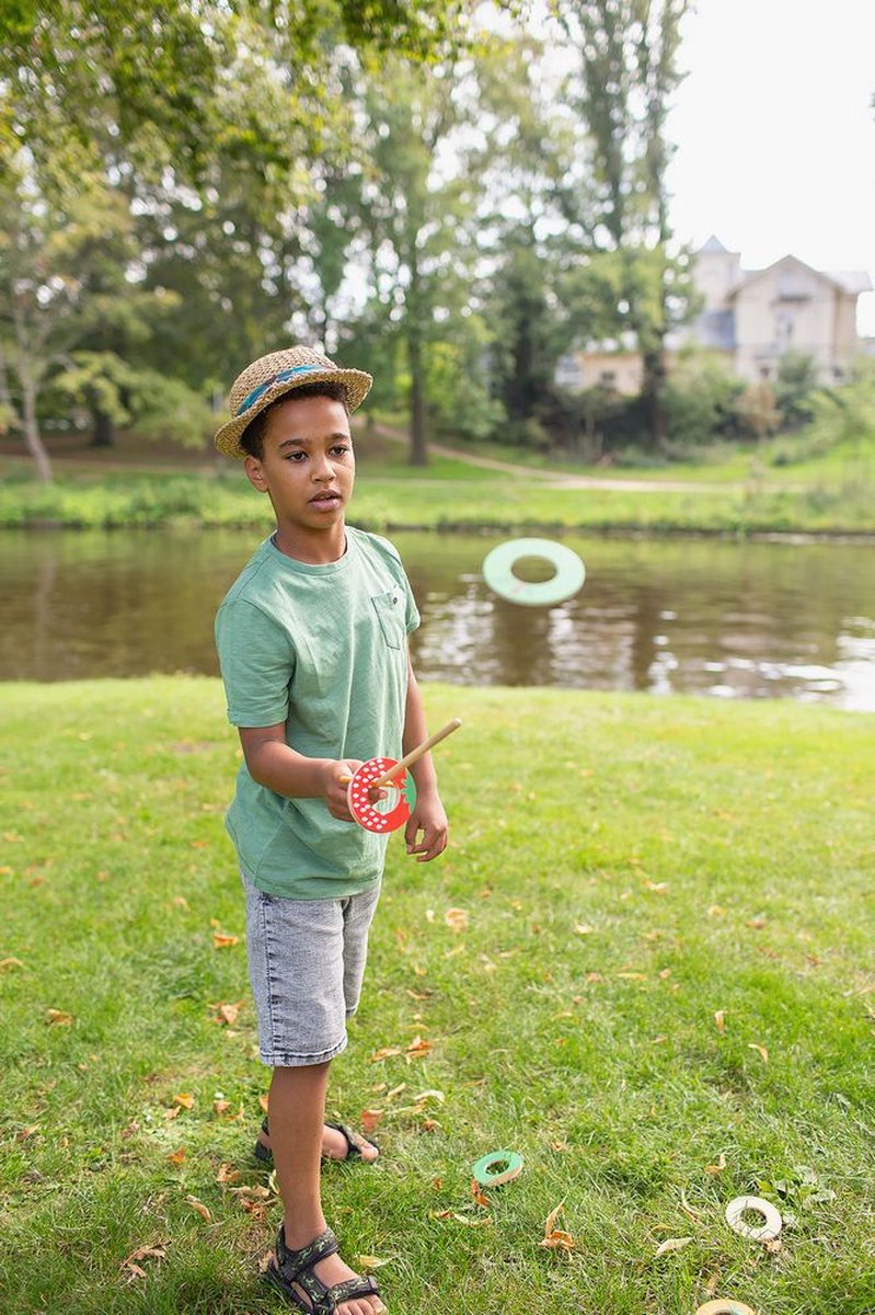 BS Toys Vang het Fruit - Houten speelgoed - Actiespel - Vangspel - Spelletjes voor kinderen - Buiten speelgoed - Buitenspel - Buiten Spellen - Tuin Speelgoed — afbeelding 5