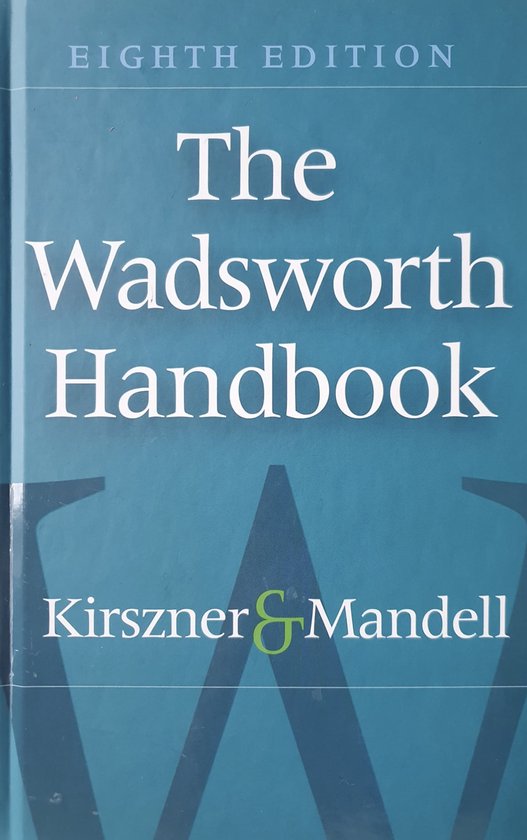 The Wadsworth Handbook - cover