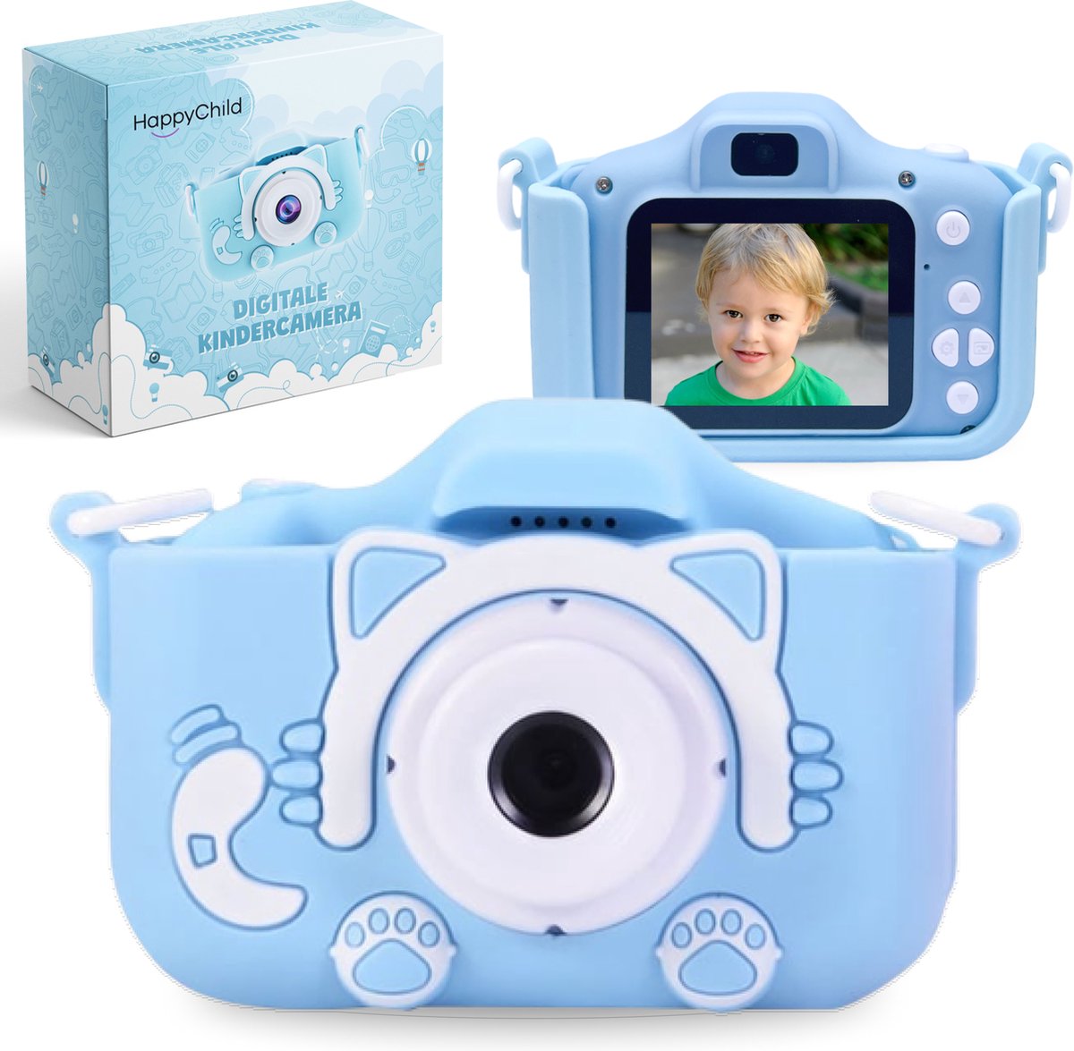 Appareil photo numérique pour enfant avec écran 8 MP 1080P écran 2 pouces 32 G lecteur de carte mémoire pour Noël, Nouvel An, anniversaire, festival, jouet cadeau pour enfants de 3 à