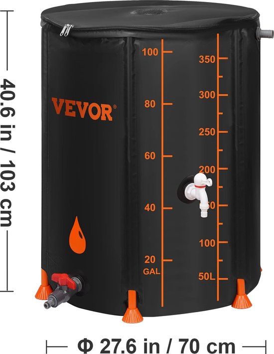 Regenton 200 Liter voor Tuin en Terras