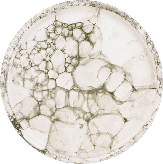 Bowls and Dishes Espuma Aardewerk Bord | Eetbord | Ontbijtbord | Tapasbord | Servies 18 cm Groen