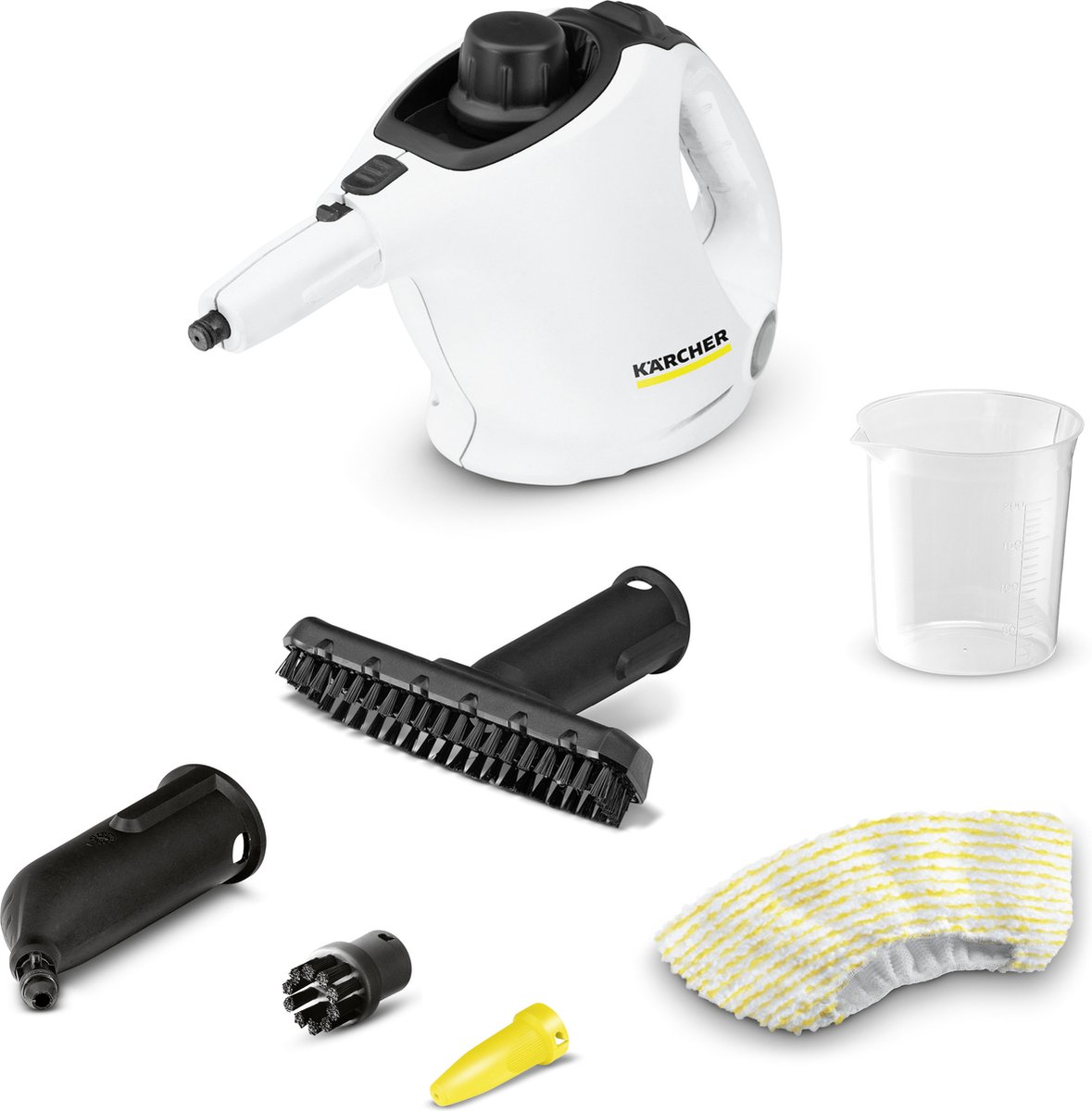 Kärcher stoomreiniger SC 1 - 1.200 W - Opwarmtijd: 3min. - Gebruiksoppervlakte: 20 m² - Reservoir 200 ml - Microvezeldoek