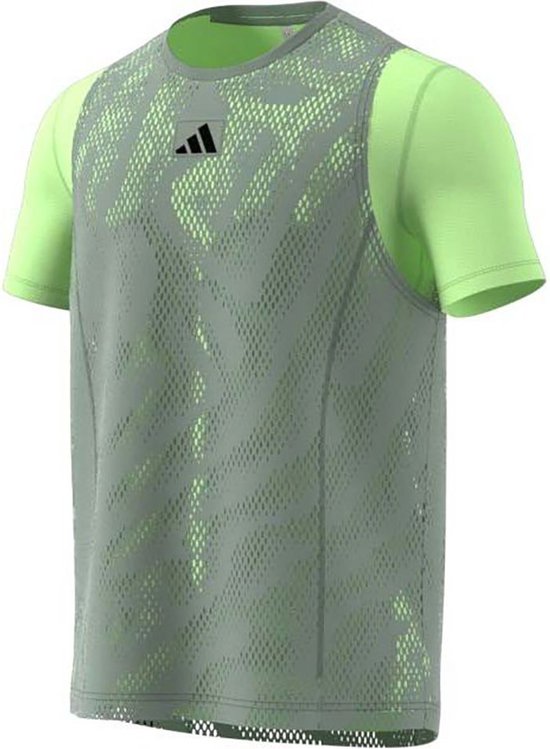 Adidas Wow Pro T-shirt Met Korte Mouwen Groen L Man