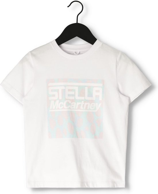 Stella McCartney Ts8b71 Tops & T-shirts Meisjes - Shirt - Wit - Maat 98