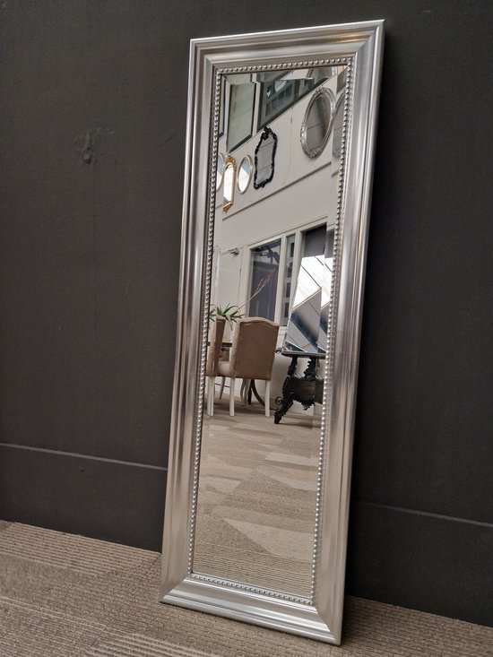 Spiegel Nino Zilver Buitenmaat 45x136cm