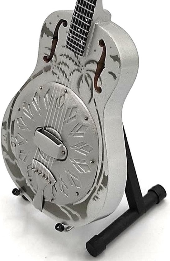Mini Gitaar Mark Knopfler Dire Straits 25cm Miniature- Guitar-Mini -Guitar- Collectables-decoratie -gitaar-Gift--Kado- miniatuur- instrument-Cadeau-verjaardag