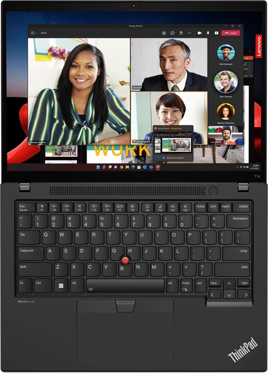 Lenovo ThinkPad T14 Gen 4 Touchscreen, Intel Core i5-1345U, 16GB DDR4-SDRAM, 512GB SSD, (14