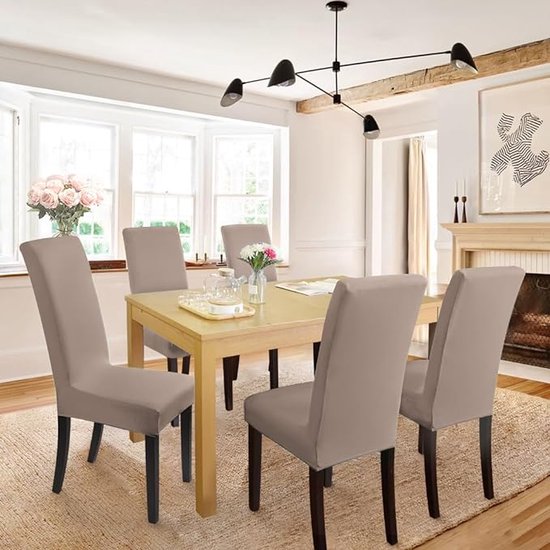 housses de chaise chaises de salle à manger 50D x 50W x 60H centimètres