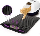 P&P Goods Kattenbakmat - 30 x 30 cm - Waterdicht - Dubbele laag - Honingraatstructuur - Uitloopmat - Placemat Kat - Schoonloopmat Kattenbak - Kattenbak Accessoires - Katten Grit Opvanger - Katten Mat