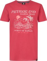 Petrol Industries - Jongens Artwork T-shirt Sunseeker - Rood - Maat 152