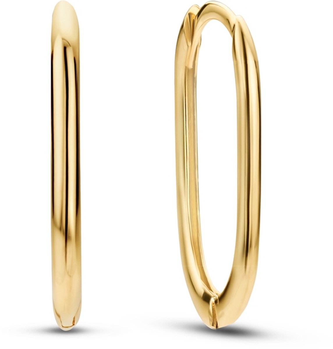 Jackie Gold - JKE22.255 - Oorbellen - Dames - 585 Geelgoud - Grand Place - 14mm