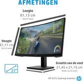 HP X27c (32G13AA) Zwart - Gaming monitor