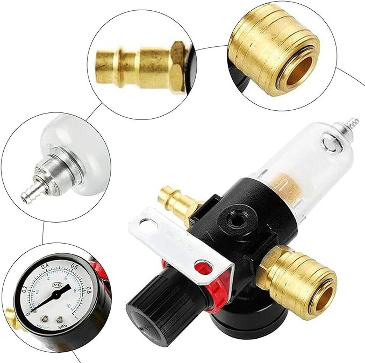 Kompressor Sprüh lackier pistole Pneumatische Teile Feuchtigkeit falle Filter re