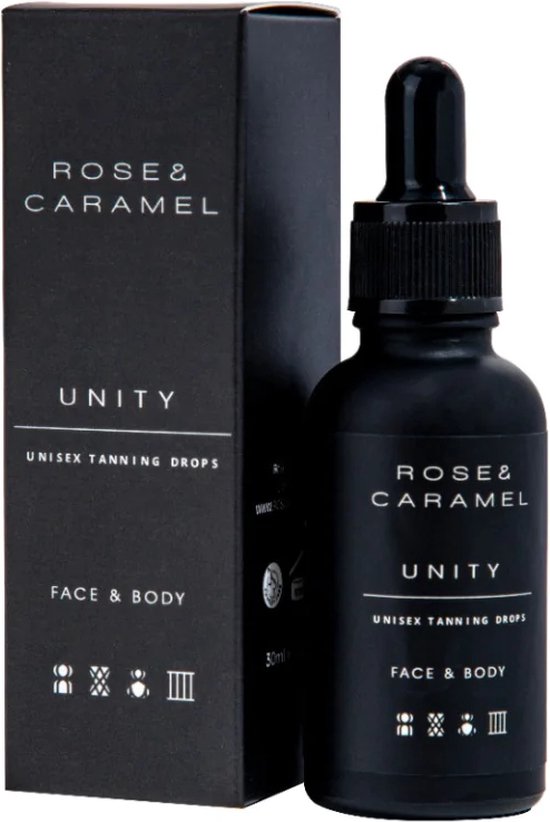 Rose & Caramel Zelfbruiner drops - Unity - zelfbruiner drops - 50 ml