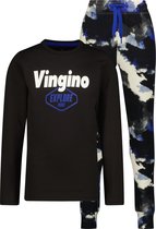 Vingino Jongens Pyjama B-234 Wircon Deep Black - Maat XS