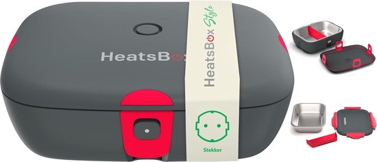 Faitron HeatsBox Style - Lunchbox Électrique - Lunchbox Adultes - Acier  Inoxydable 