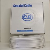 Coax RG6 kabel 100mtr